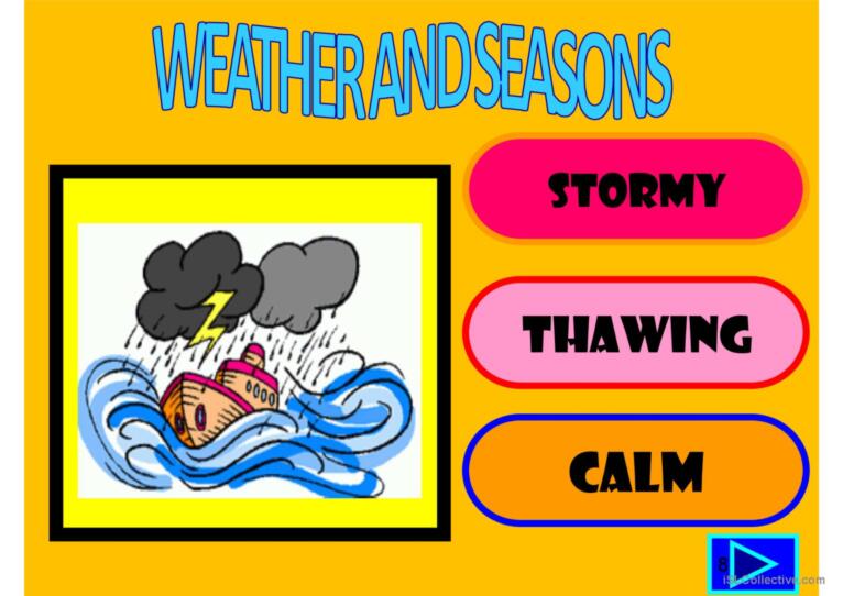 Weather and seasons powerpoint