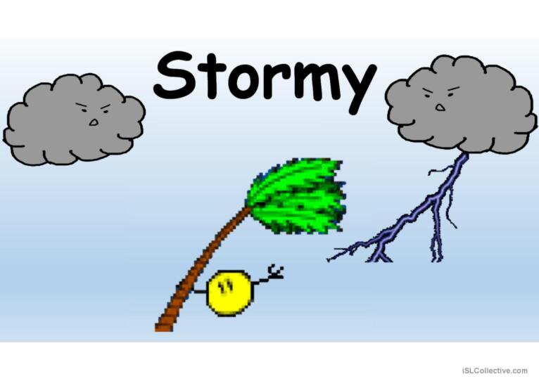 WEATHER FLASH CARDS ANIMATED