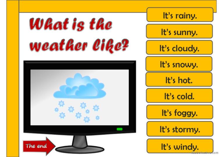 What's the weather like? - game