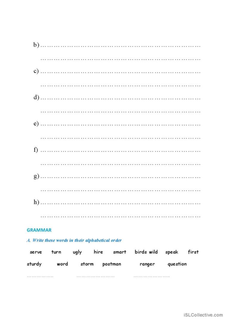 5 Page Worksheet Based on The Talkative Turtle